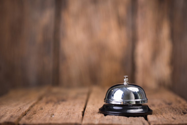 Bell service on wood