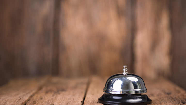 Bell service on wood