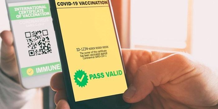 smartphone con green pass