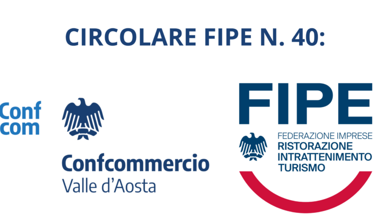NUOVA CIRCOLARE FIPE 40
